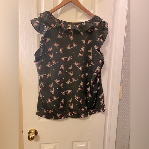 Banana Republic Bird Top/Blouse XL - Picture 2 of 8